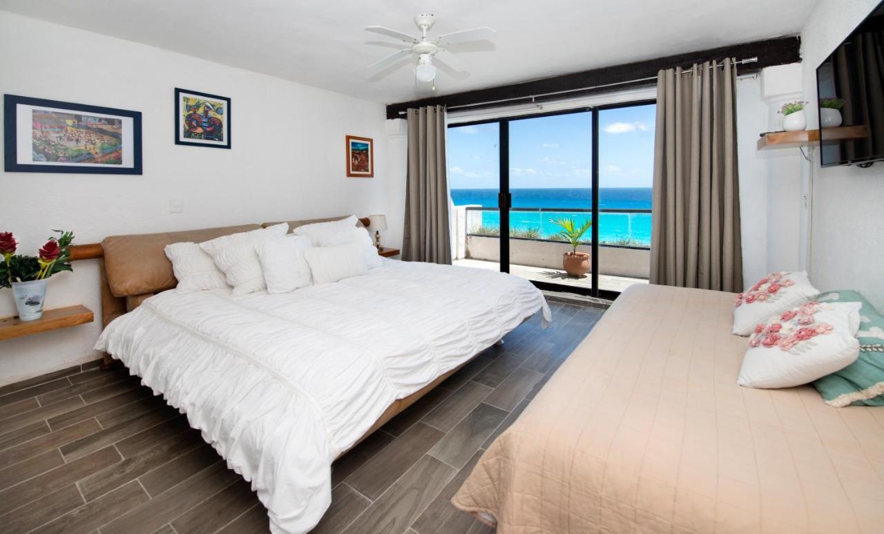 Appartement Cozy Ocean Front Penthouse At Marlin Beach à Cancún Extérieur photo